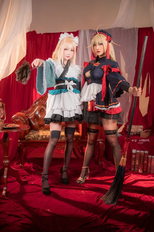 FGO 冲田总司 魔神冲田 双人捆绑 (&是一只熊仔吗) - 小容仔咕咕咕w